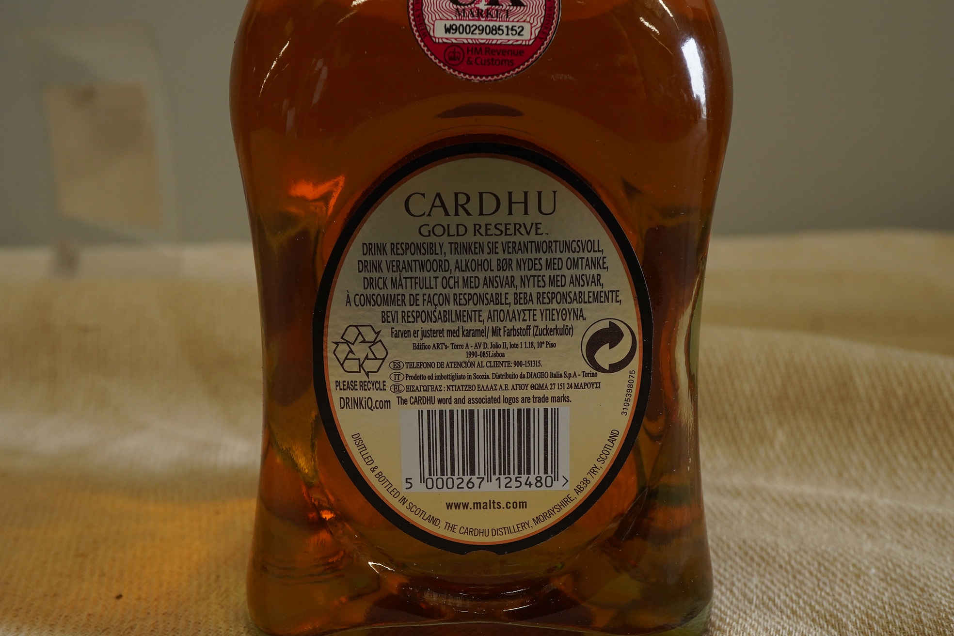 Cardhu, Gold Reserve Whisky, NV
